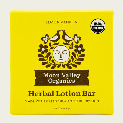 Herbal Lotion Bar - Lemon Vanilla