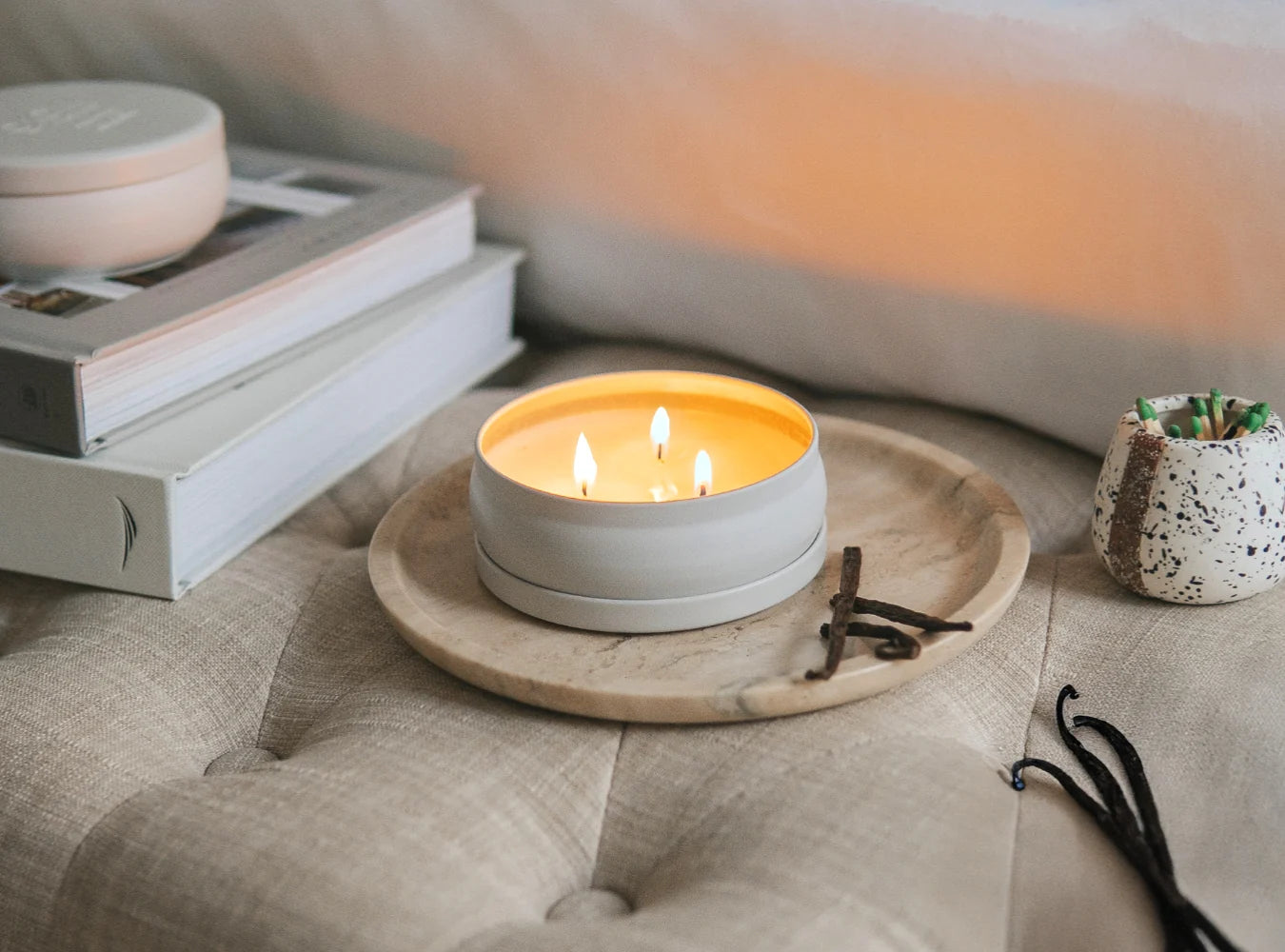 3 Wick Candle - Blondewood