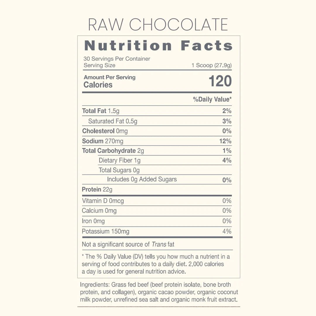 Beef Protein Blend - Raw Chocolate