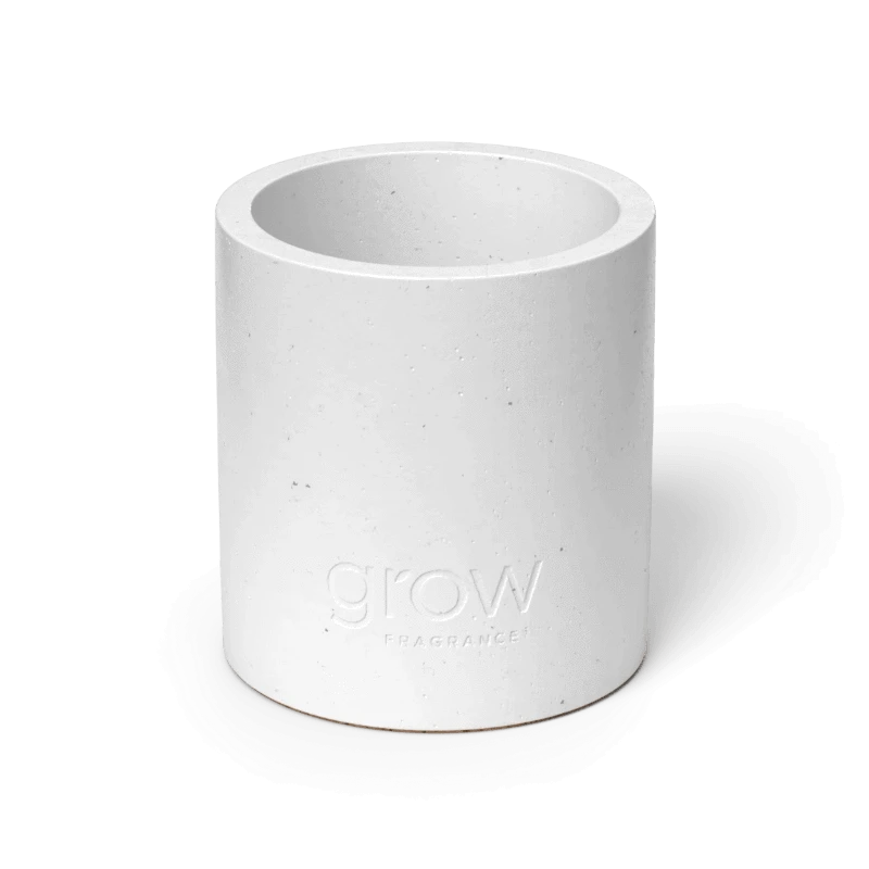 White Candle Holder