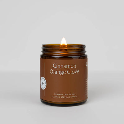 Beeswax Candle - Cinnamon Orange Clove