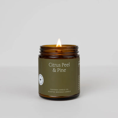 Beeswax Candle - Citrus Peel & Pine