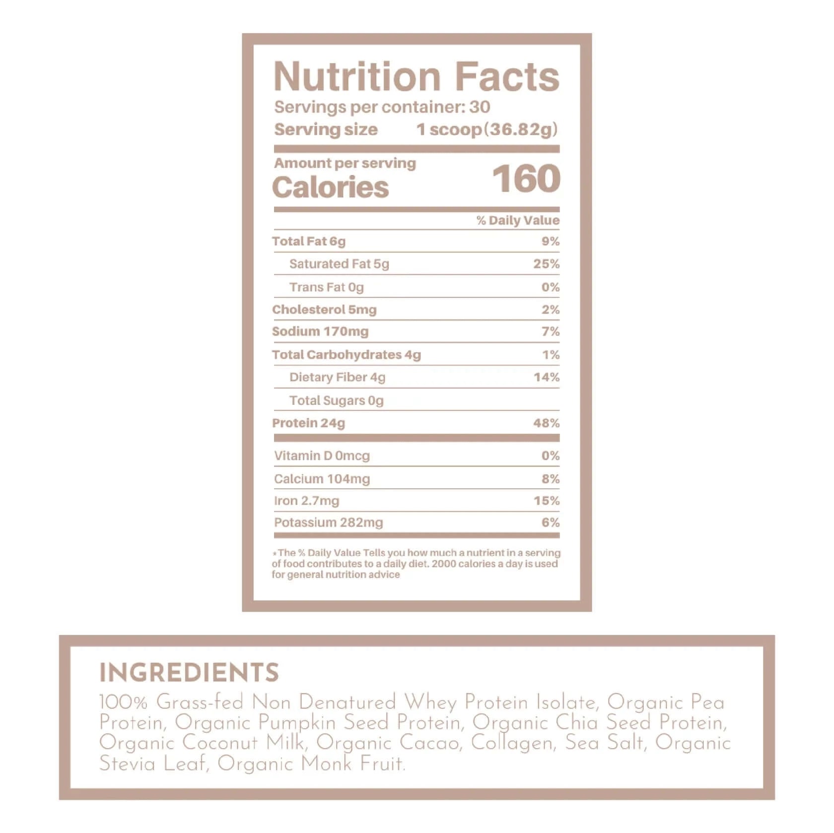 Coconut Chocolate Protein Powder