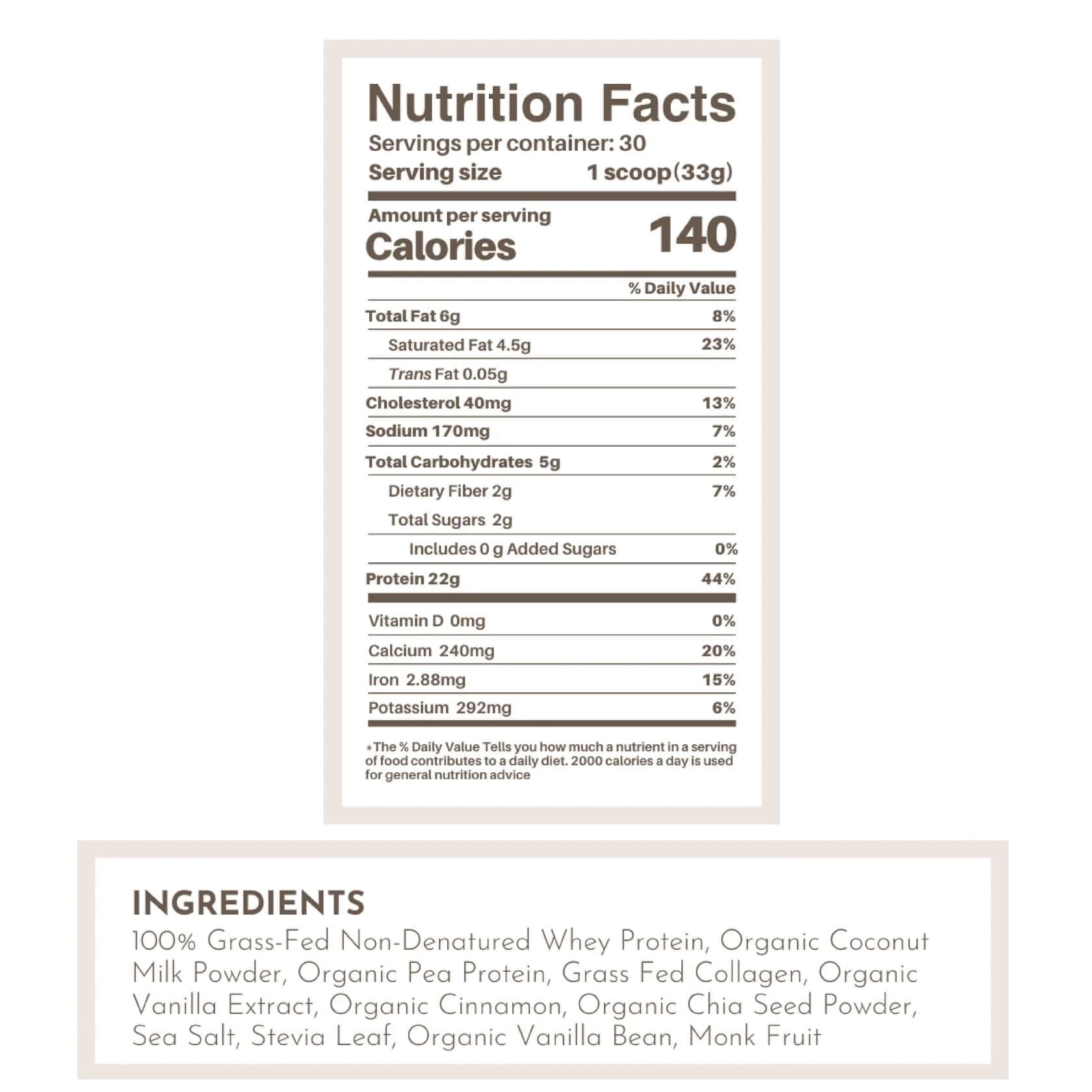 Vanilla Bean Protein Powder