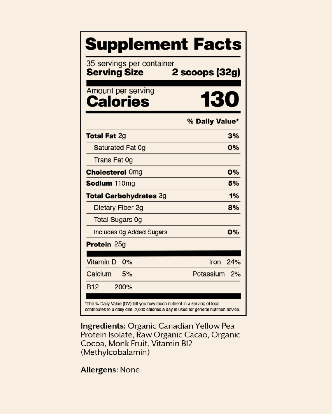 Promix Vegan Protein Powder - Raw Chocolate