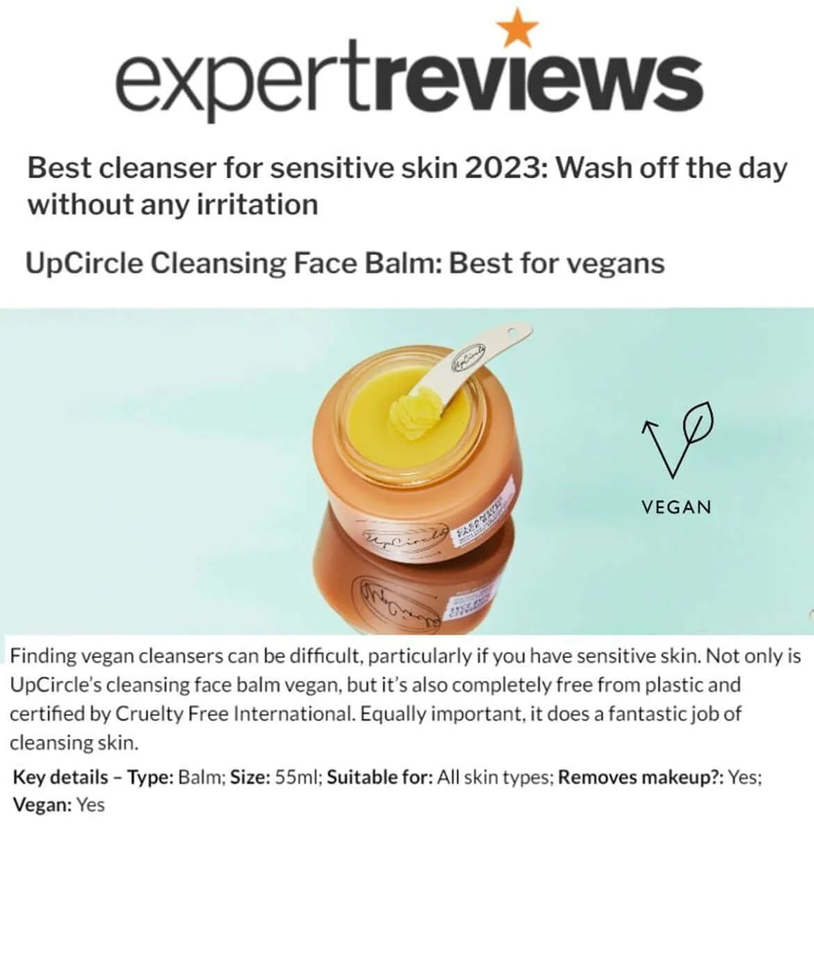 Cleansing Face Balm with Oat Oil + Vitamin E