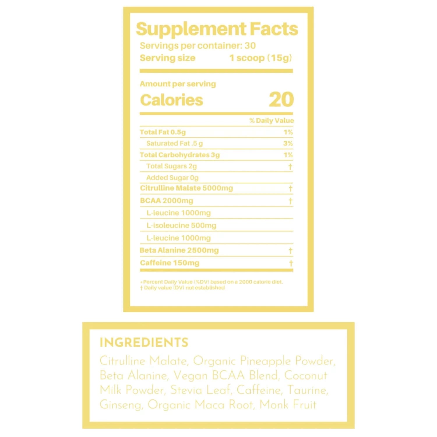 Tropical Paradise Pre-Workout