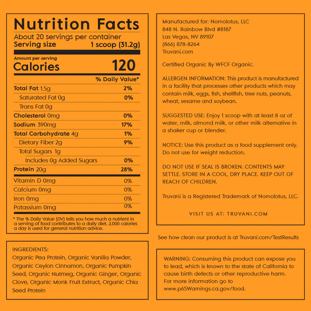 Protein Powder Pumpkin Spice