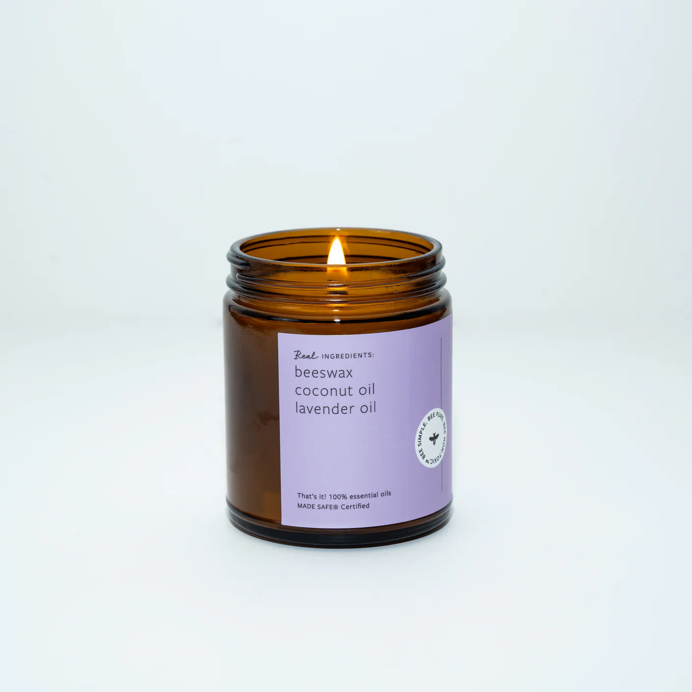 Beeswax Candle - Lavender