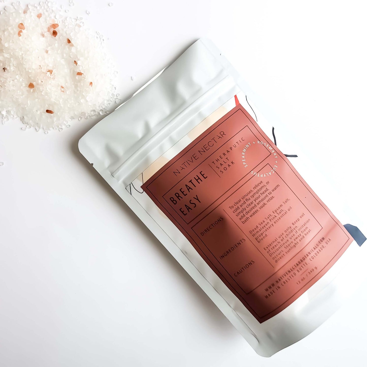 Native Nectar Breathe Easy Theraputic Salt Soak