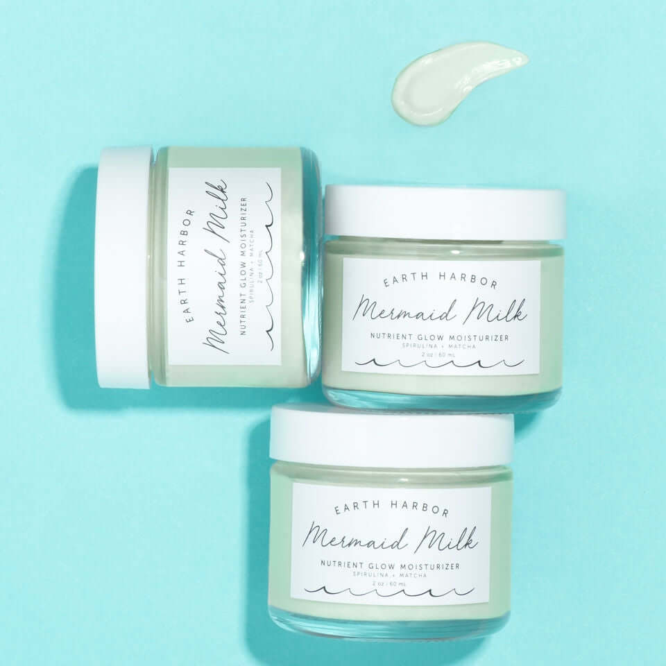 Mermaid Milk Nutrient Glow Moisturizer: Spirulina + Matcha