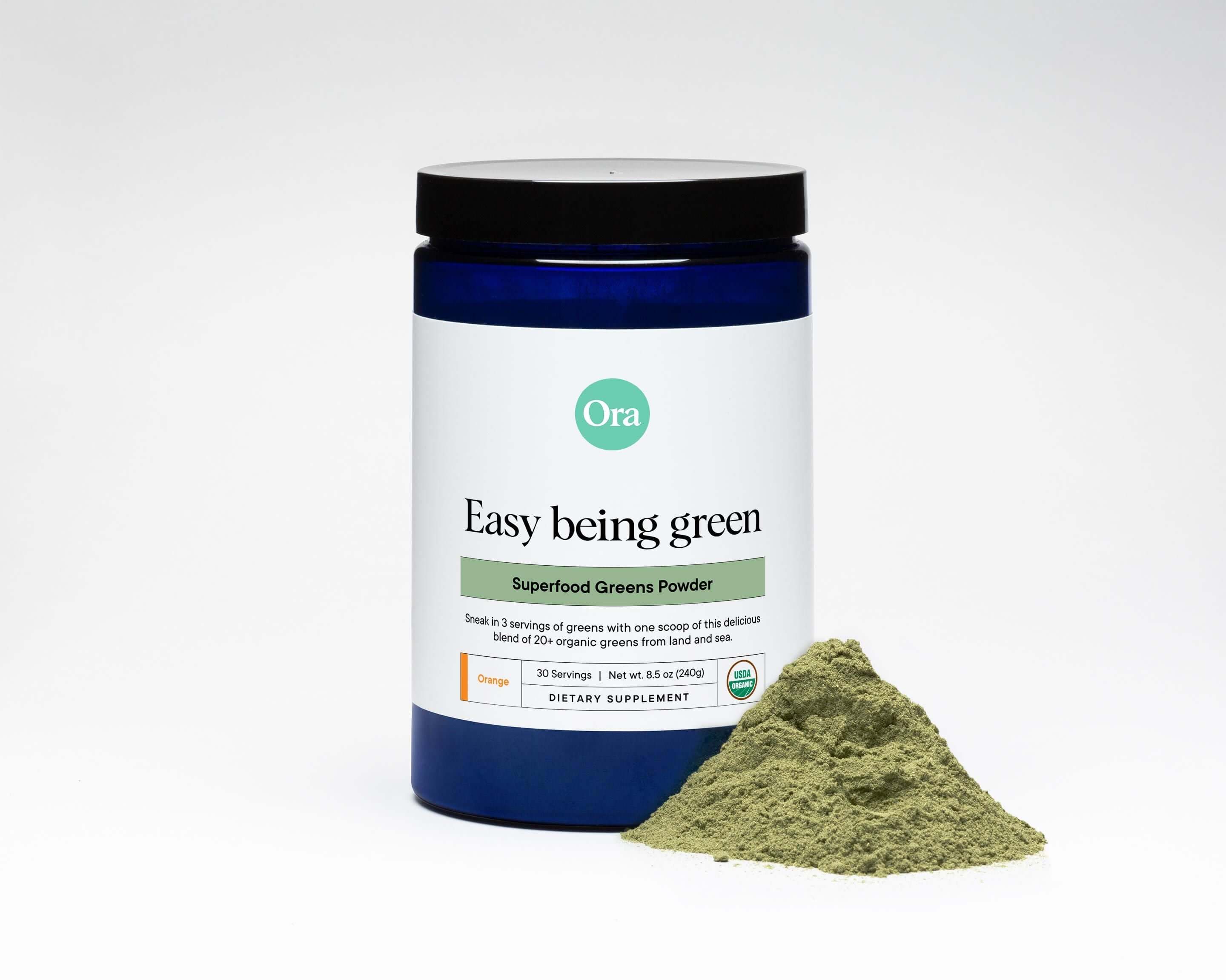 Ora Organic Easy Being Green USDA Organic Greens Powder