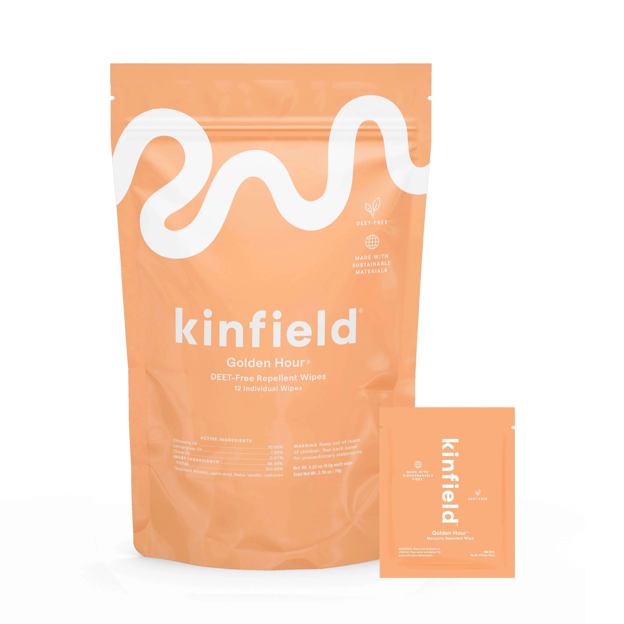 Golden Hour Wipes - Mosquito Repellent