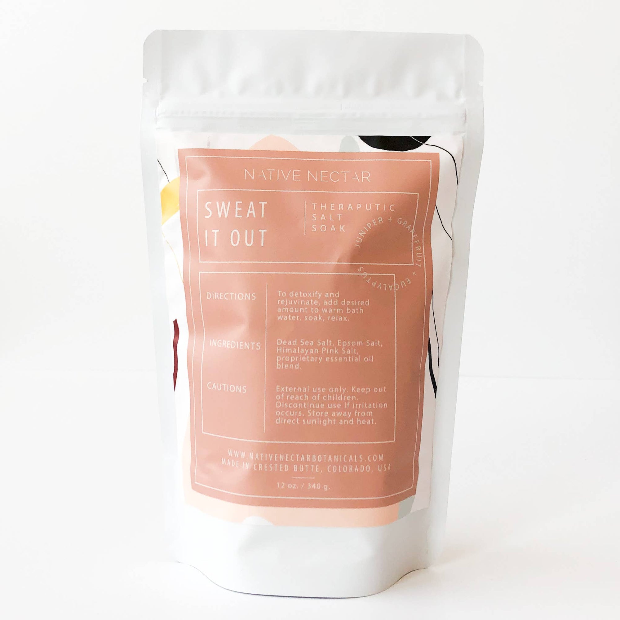 Native Nectar Sweat It Out Theraputic Salt Soak