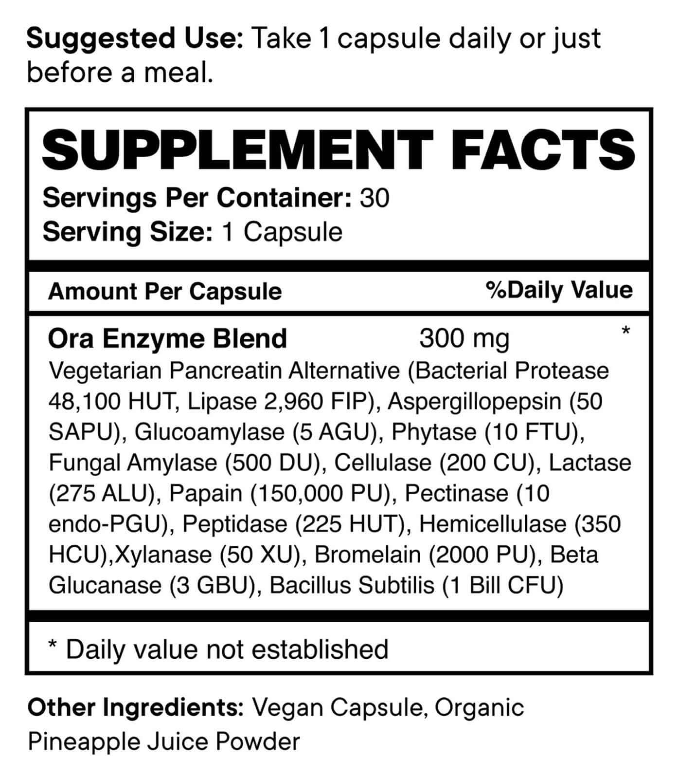 Break It Down Digestive Enzyme Capsules