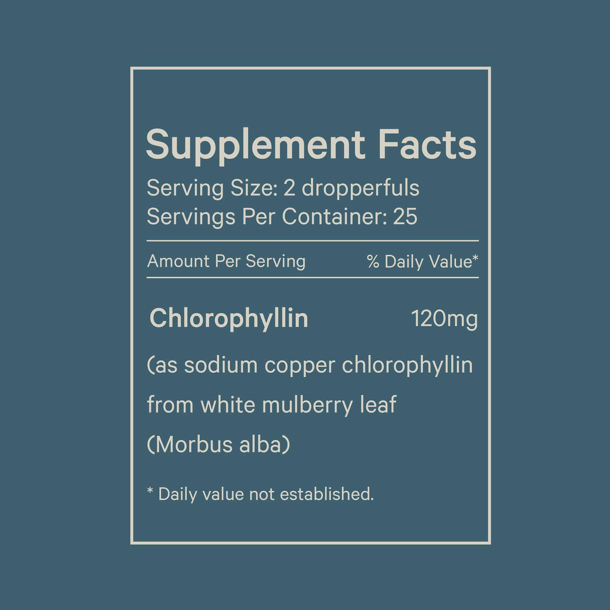 Chlorophyllin Detox Drops
