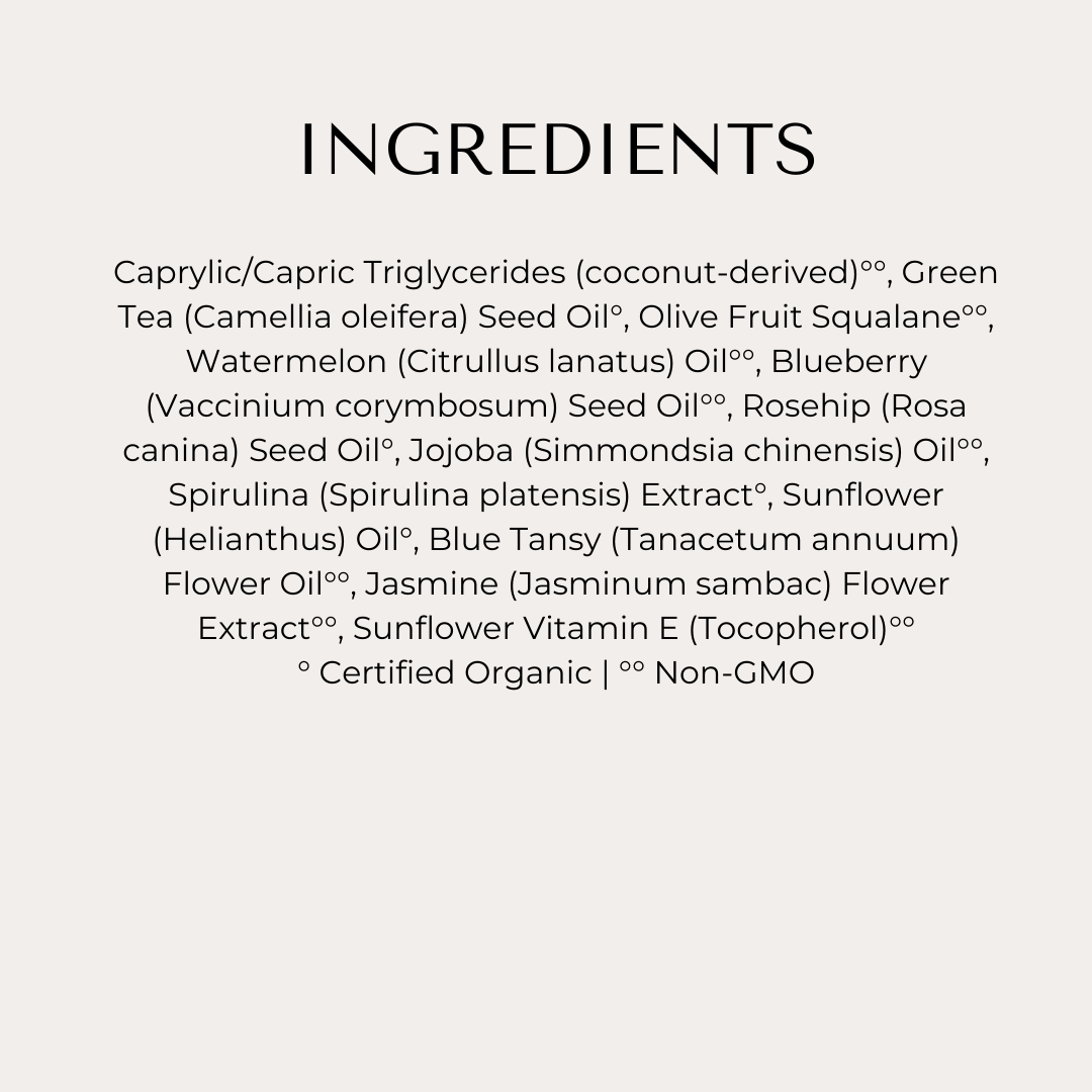 Marina Naturals Brightening Elixir: Blue Tansy + Squalane