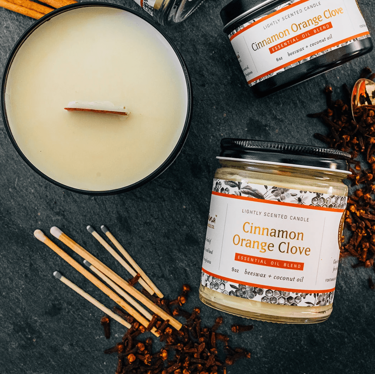 Fontana Candle Co. Cinnamon Orange Clove