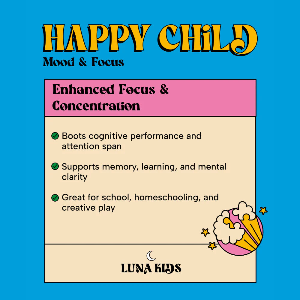 Happy Child: Mood & Brain Gummy - Piña Colada Flavor