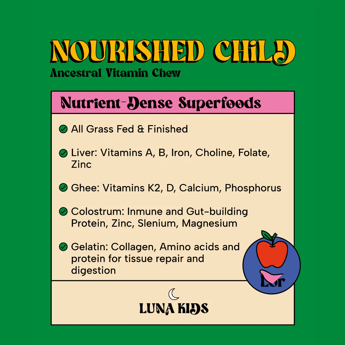 Nourished Child: Ancestral Vitamin Gummy