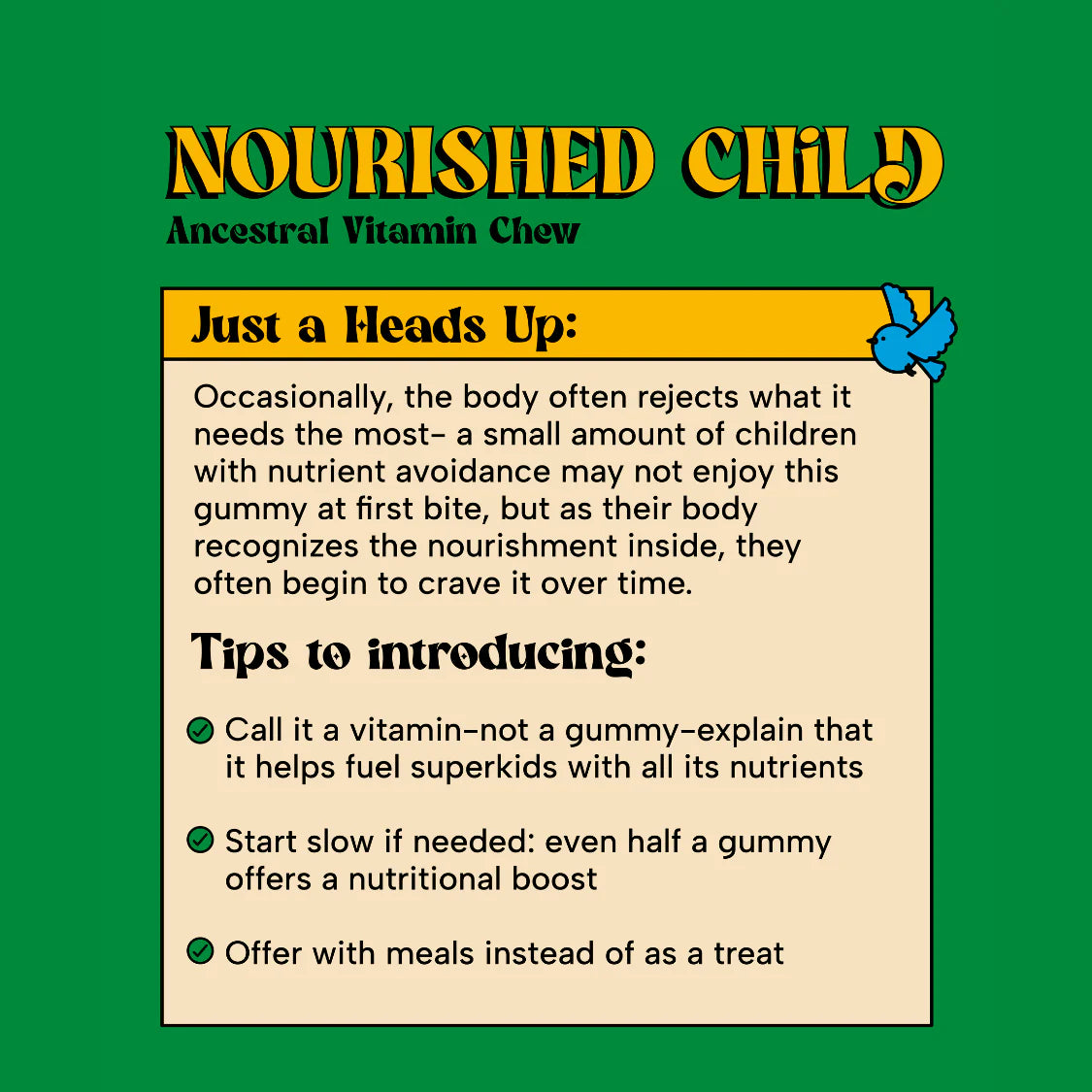 Nourished Child: Ancestral Vitamin Gummy