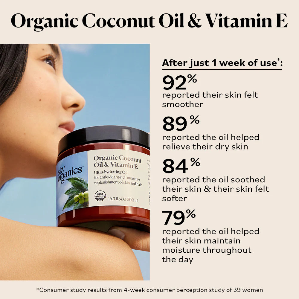 Sky Organics Organic Coconut Oil & Vitamin E