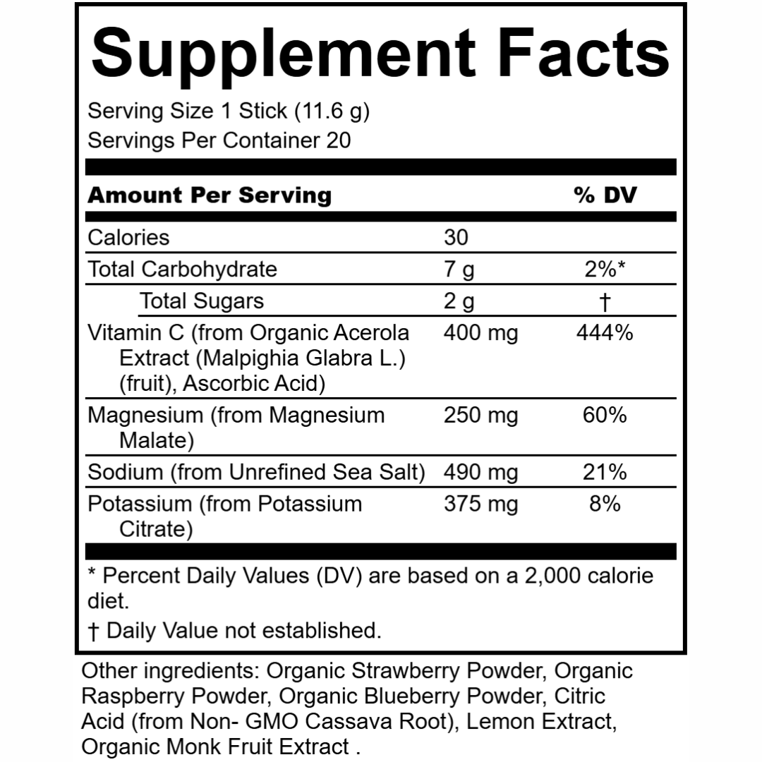 Minerals & Chill Stick Packs