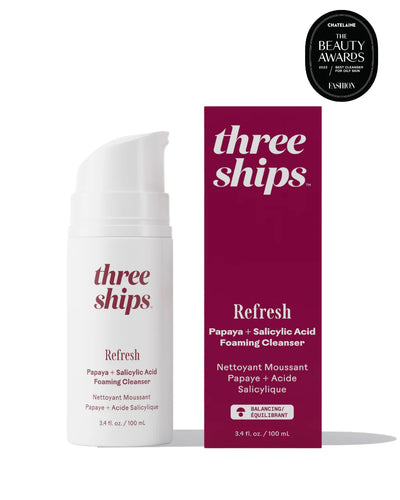 Three Ships Beauty Refresh Papaya + Salicylic Acid Cleanser