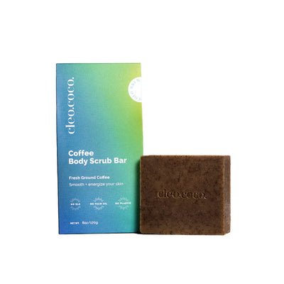 Cleo+Coco Coffee Body Scrub Bar