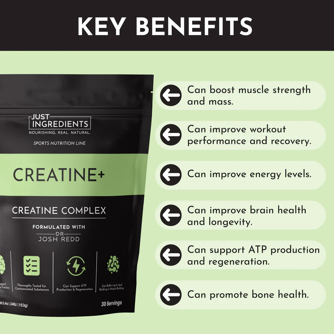 Just Ingredients Creatine+