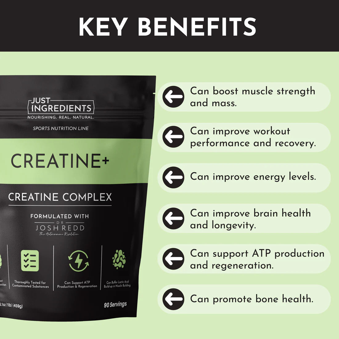 Just Ingredients Creatine+