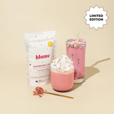 Blume Birthday Cake Latte