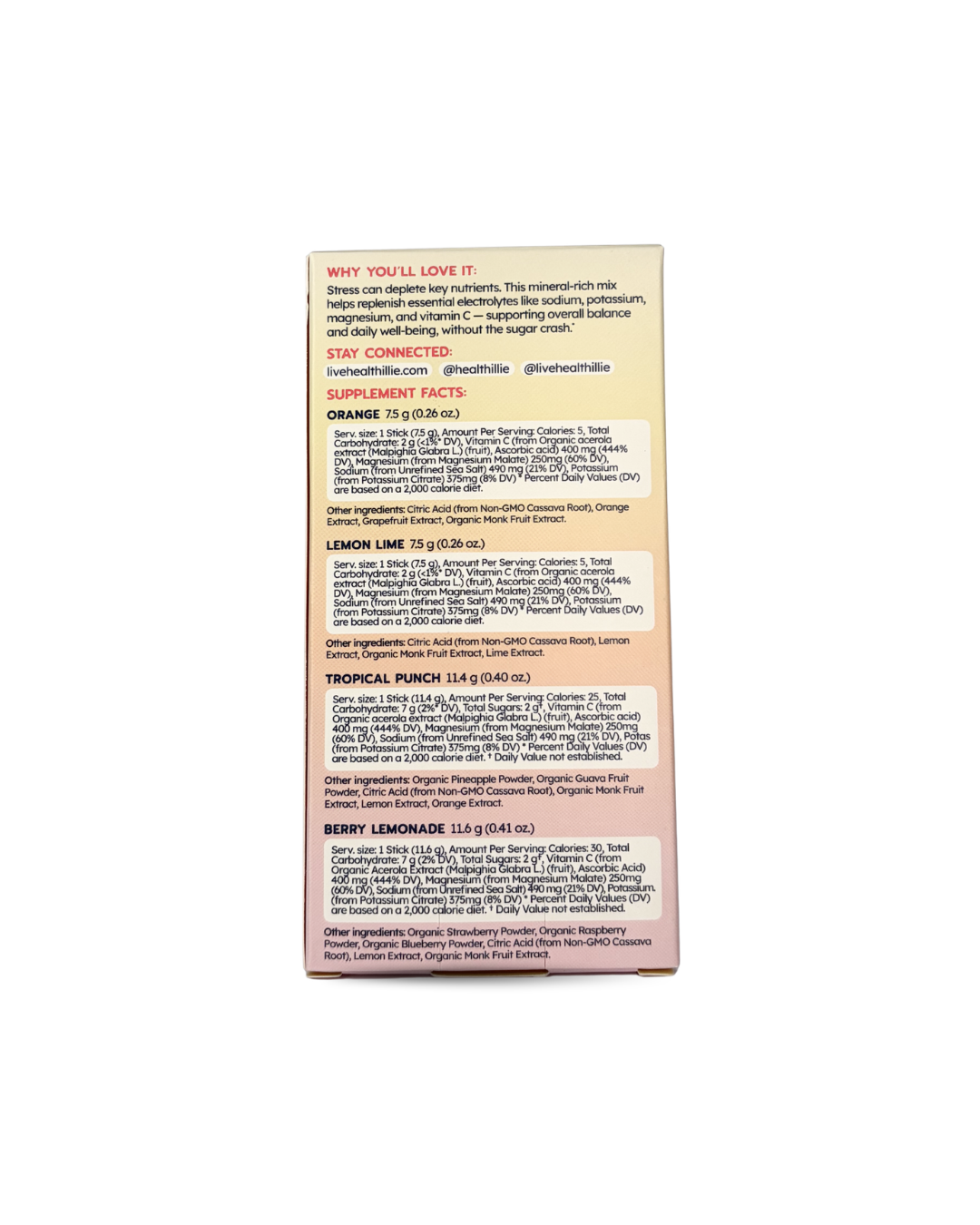 Minerals & Chill Variety Sample Packet