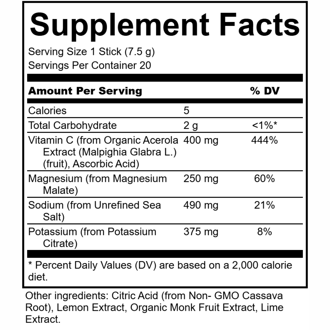 Minerals & Chill Stick Packs