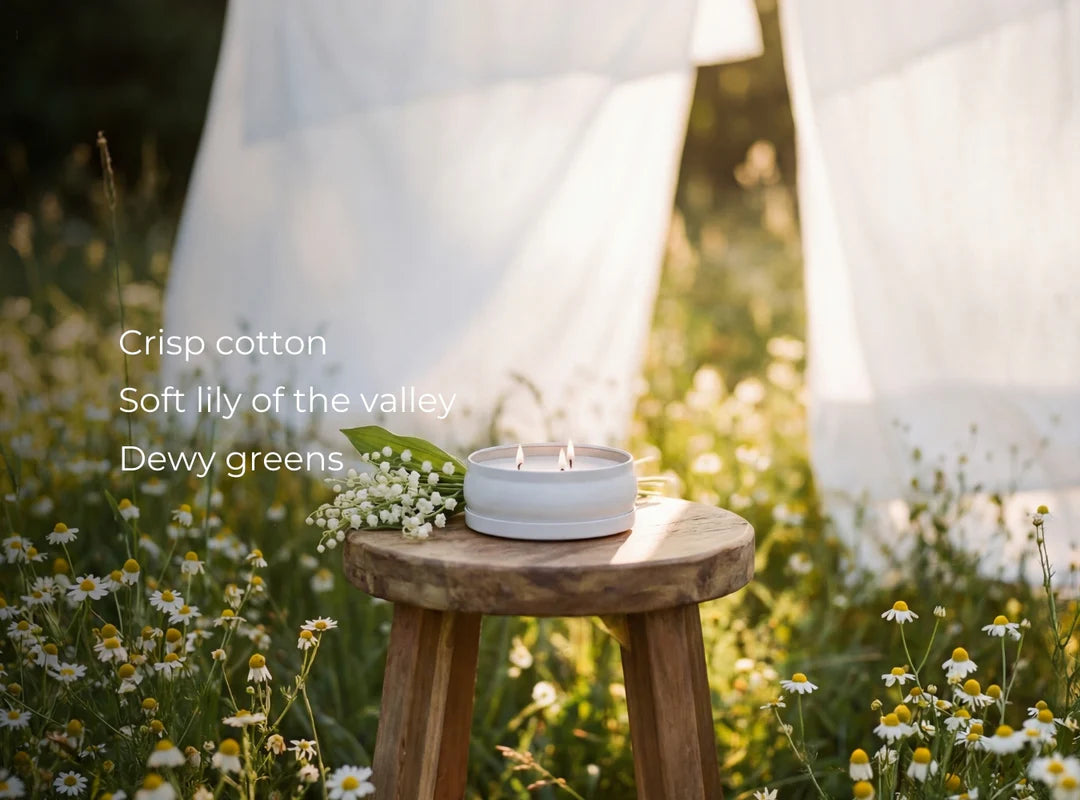3 Wick Candle - Linen