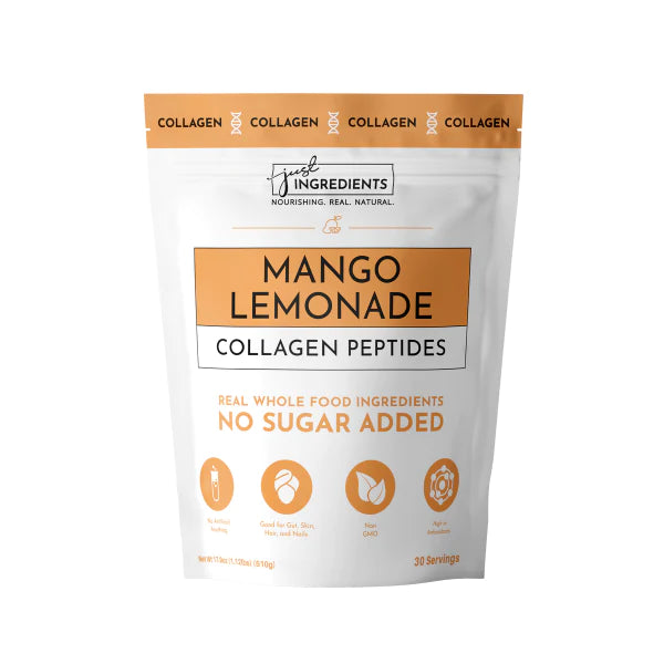 Just Ingredients Collagen Peptides - Mango Lemonade