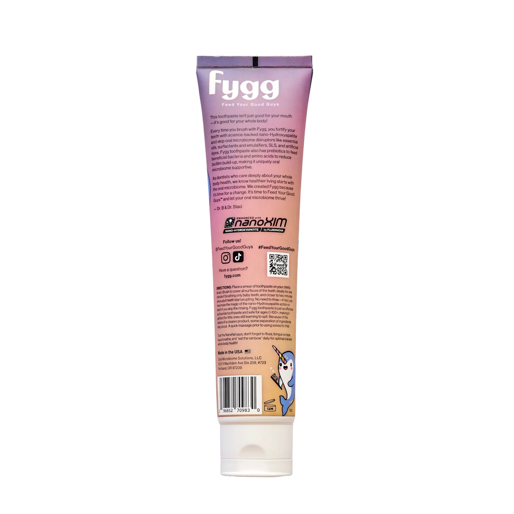 Kids Nano-Hydroxyapatite Toothpaste with Prebiotics