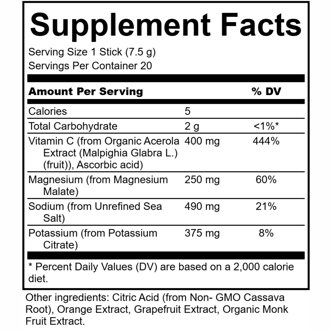 Minerals & Chill Stick Packs