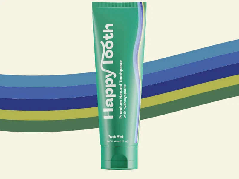 Happy Tooth Natural Hydroxyapatite Toothpaste - Fresh Mint