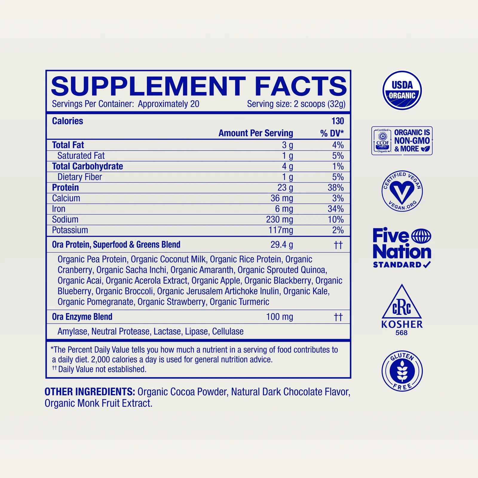 So Lean & So Clean Protein Powder - Chocolate