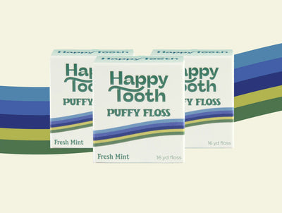 Happy Tooth Puffy Floss