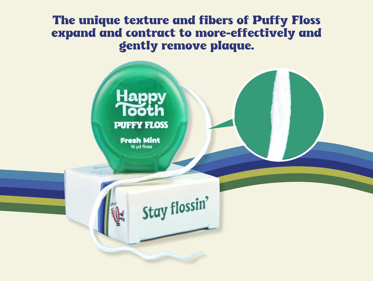 Happy Tooth Puffy Floss