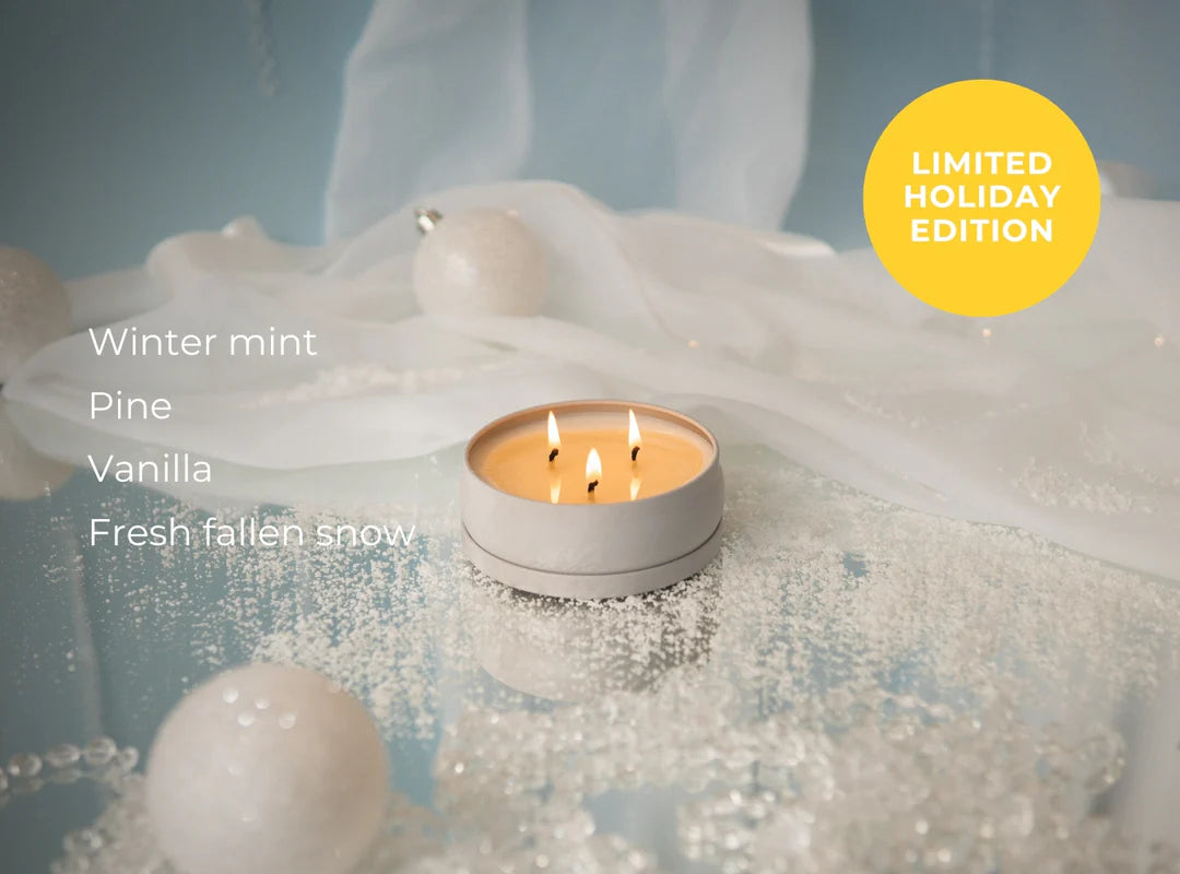 3 Wick Candle - Snowscape