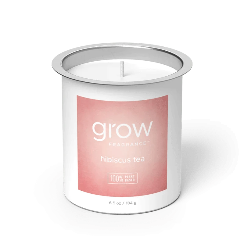 Grow Fragrance Hibiscus Tea Candle Refill