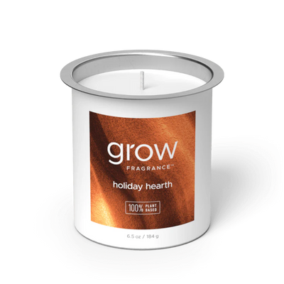 Grow Fragrance Holiday Hearth Candle Refill