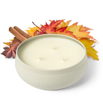 3 Wick Candle - Flannel & Leaves