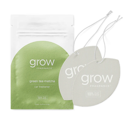 Grow Fragrance Car Freshener - Green Tea Matcha