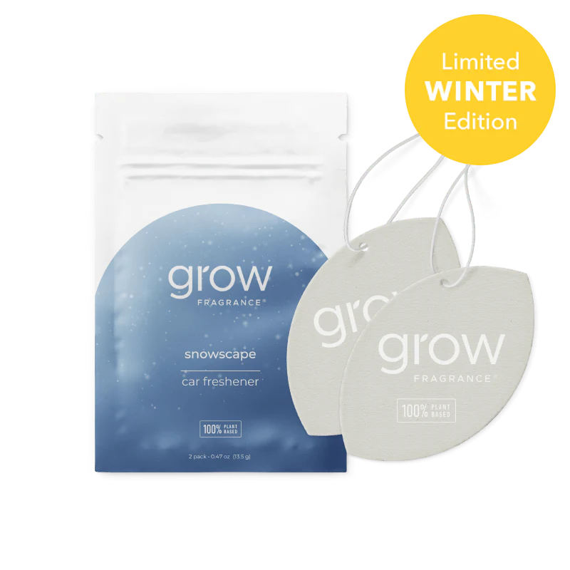 Grow Fragrance Car Freshener Snowscape