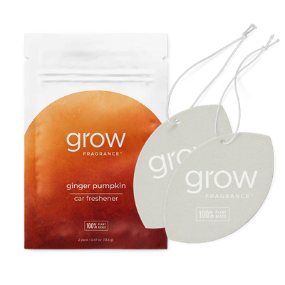 Grow Fragrance Ginger Pumpkin Car Freshener