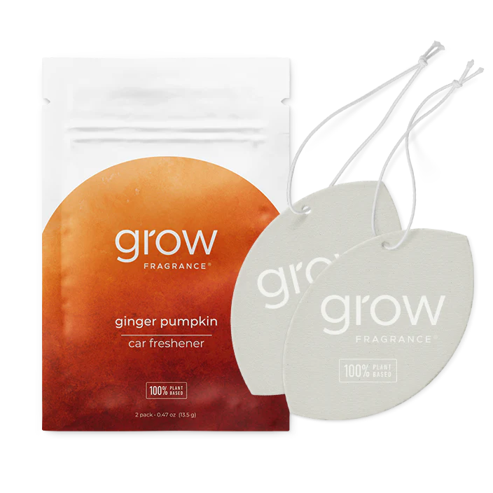 Grow Fragrance Ginger Pumpkin Car Freshener